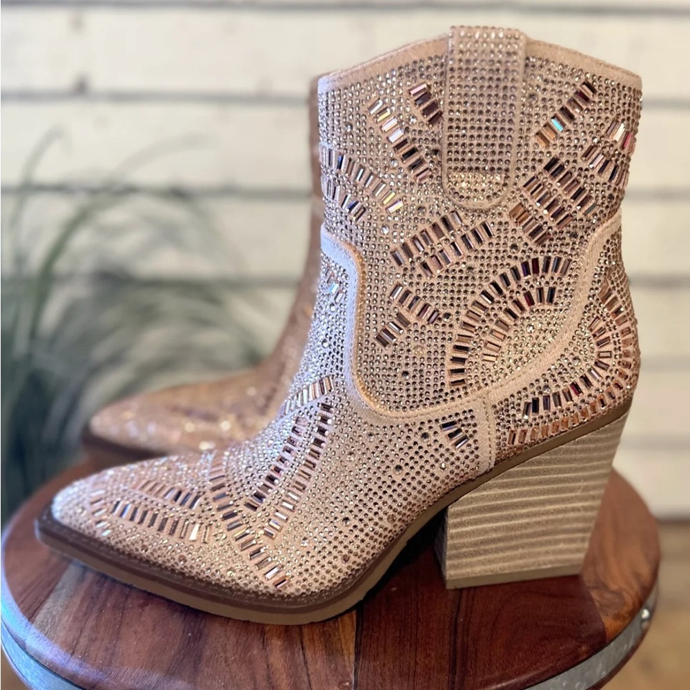 Rose Gold Bling Very G - size 11 - never worn boots